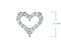 Подвеска из белого золота с бриллиантами э4701пд11200102