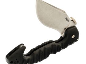 Нож складной Cold Steel Spartan, сталь AUS-10A, рукоять Griv-Ex, черный