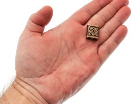 Бусина для темляка Звезда Руси, бронза