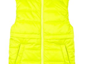 Жилет текстильный с полиуретановым покрытием для девочек