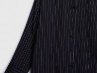 Свободная блузка из лиоцелла, Черный