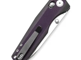 Складной нож Tenable Beaver, сталь NItro-V, рукоять G10, Black/Purple