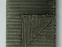 Плед Soft strip, зеленый