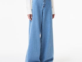 Женские прямые джинсы Lacoste с высокой талией