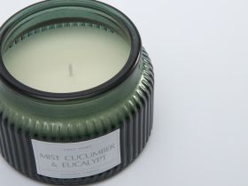 Свеча ароматическая Огуречный мист и эвкалипт/Mist cucumber&Eucalypt