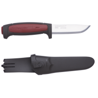 Нож с фиксированным лезвием Morakniv Pro C, углеродистая сталь, рукоять резина/пластик