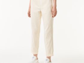 Женские брюки Lacoste стандартного кроя с регулируемым поясом