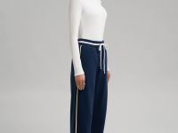 Брюки свободного кроя из футера