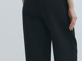Брюки О-силуэта, Черный
