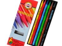 Набор карандашей цветных Koh-I-Noor "Progresso" 6 шт в картоне