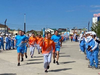 Эстафету огня игр «Дети Азии» принял Чурапчинский район Якутии