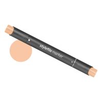 Маркер двухсторонний на спиртовой основе Stylefile №206 розовый бежевый