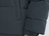 Утеплённая куртка с воротником-стойкой, Серый