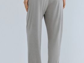 Брюки Baggy из искусственной замши, Серый