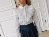 Блузка с длинным рукавом для девочки