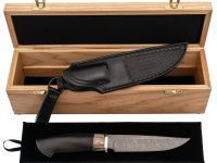 Шкатулка для ножа с двойным дном, ясень, бесцветное масло