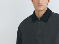 Утеплённая куртка из канваса, Серый