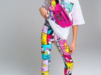 Брюки трикотажные для девочек (легинсы)