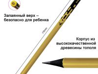 Набор чернографитных карандашей Acmeliae "For exam" 10 шт, 2B, с держателем-ластиком и точилкой