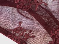 Трусы-стринги из кружевной сетки, Фиолетовый