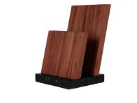 Подставка для ножей магнитная Woodinhome KS018SWN-ST, орех/мрамор