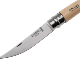 Нож складной филейный Opinel №8, нержавеющая сталь, рукоять бук
