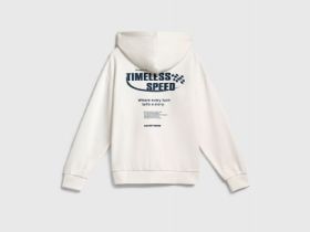 Толстовка на молнии с принтом для мальчиков, Бежевый