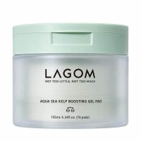 Увлажняющие тонер-пэды с морским ПДРН Lagom Aqua Sea Kelp Boosting Gel Pad