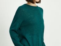 Оверсайз джемпер из мохера и шерсти