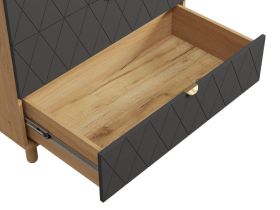 Комод Теджонс 93x85 Ромб Графитовый
