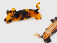 Набор заколок для волос для девочек, 3 шт., Коричневый