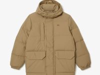 Мужской водонепронецаемый пуховик Lacoste с капюшоном