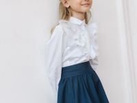 Блузка с длинным рукавом для девочки