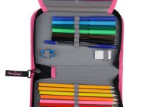 Пенал текстильный с наполнением для девочек