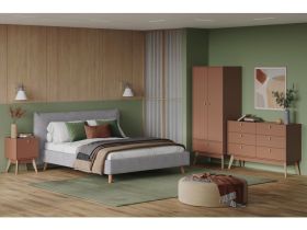 Распашной шкаф Торвалль 2-80x185 Терракотовый