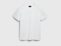 Базовая футболка из плотного хлопка, Белый