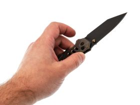 Складной нож WE Knife Zentron, сталь M390, рукоять титан