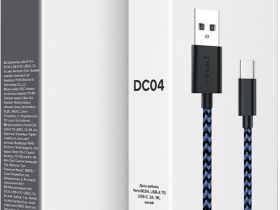Кабель Pero DC-04 USB / USB-C 1 м Синий