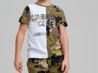 Комплект трикотажный для мальчиков: фуфайка (футболка), шорты