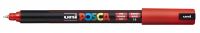 Маркер UNI "POSCA" PC-1MR, 0,7 мм, наконечник игольчатый, цвет красный