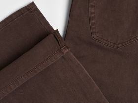 Джинсы Wide leg для девочек, Коричневый