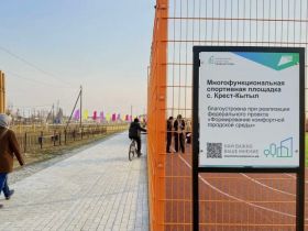 В селе Крест-Кытыл Намского улуса открыли многофункциональную спортивную площадку