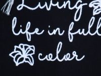 Свободная футболка для девочек, Черный