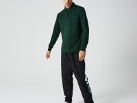 Мужское поло Lacoste с длинными рукавами