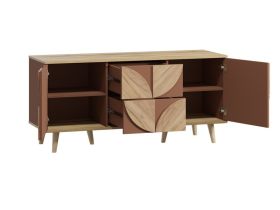 ТВ-тумба Модерн 140x65 Терракотовый