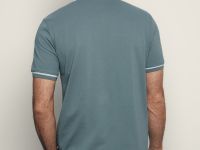 Поло с контрастной отделкой