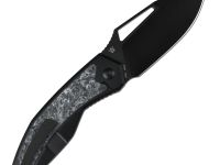 Складной нож Artisan Cutlery Fragarach, сталь S90V, рукоять титан/карбон, черный/серый