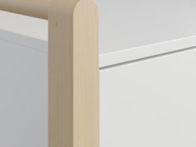Комод Руффи 88x90 Белый