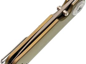 Складной нож Dr.Tech Zefir D4245TGR, сталь D2, рукоять TC4, зеленый