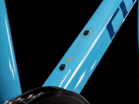 Детский велосипед Cube Acid 200, год 2023, цвет Синий-Оранжевый